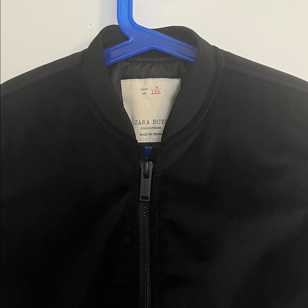 Zara Boys bomber velvet jacket - Picture 2 of 3